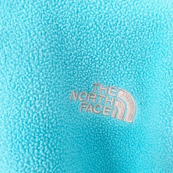 The North Face blue long sleeve fleece full zipper lightweight jacket - Picture 4 of 9